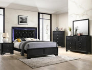 Micah Black LED Youth Panel Bedroom Set - DMV FurnitureYouth Bedroom Set