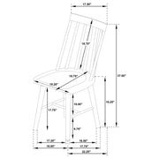 Middleton 7-piece Extension Leaf Dining Set Brown and Black - 108541-S7B