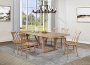 Middleton 7-piece Extension Leaf Dining Set Natural Brown - 108541-S7N