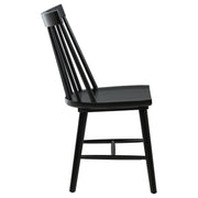Middleton Solid Wood Dining Side Chair Black (Set of 2) - 108546BLK