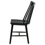 Middleton Solid Wood Dining Side Chair Black (Set of 2) - 108546BLK