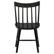 Middleton Solid Wood Dining Side Chair Black (Set of 2) - 108546BLK