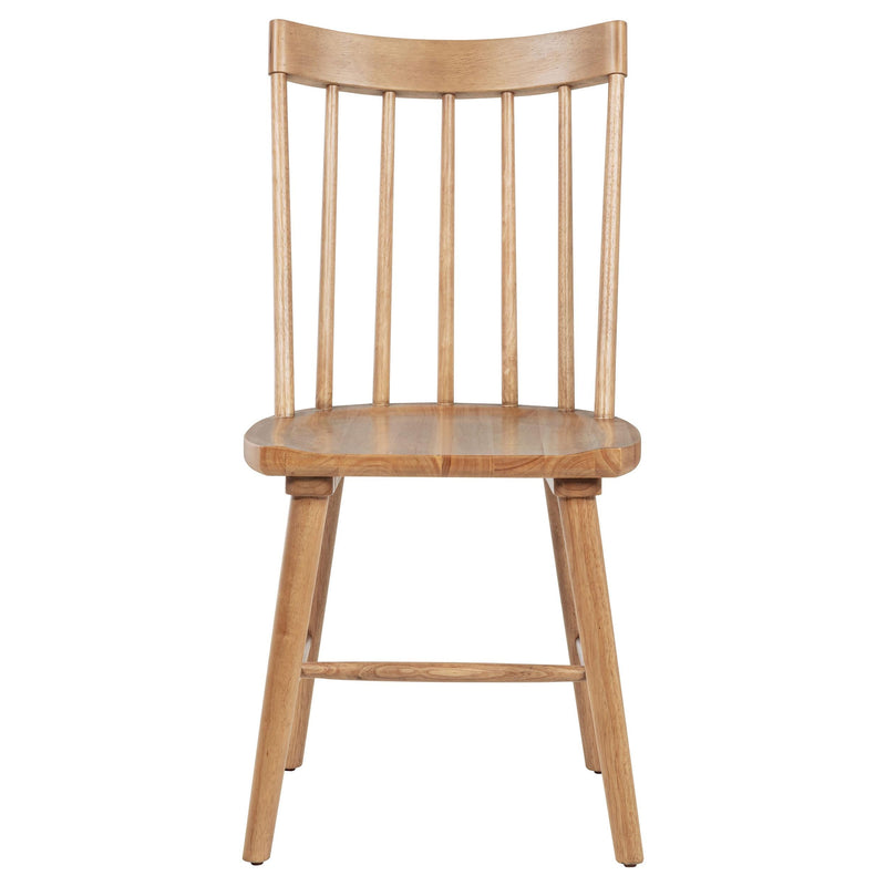 Middleton Solid Wood Dining Side Chair Brown (Set of 2) - 108546NAT