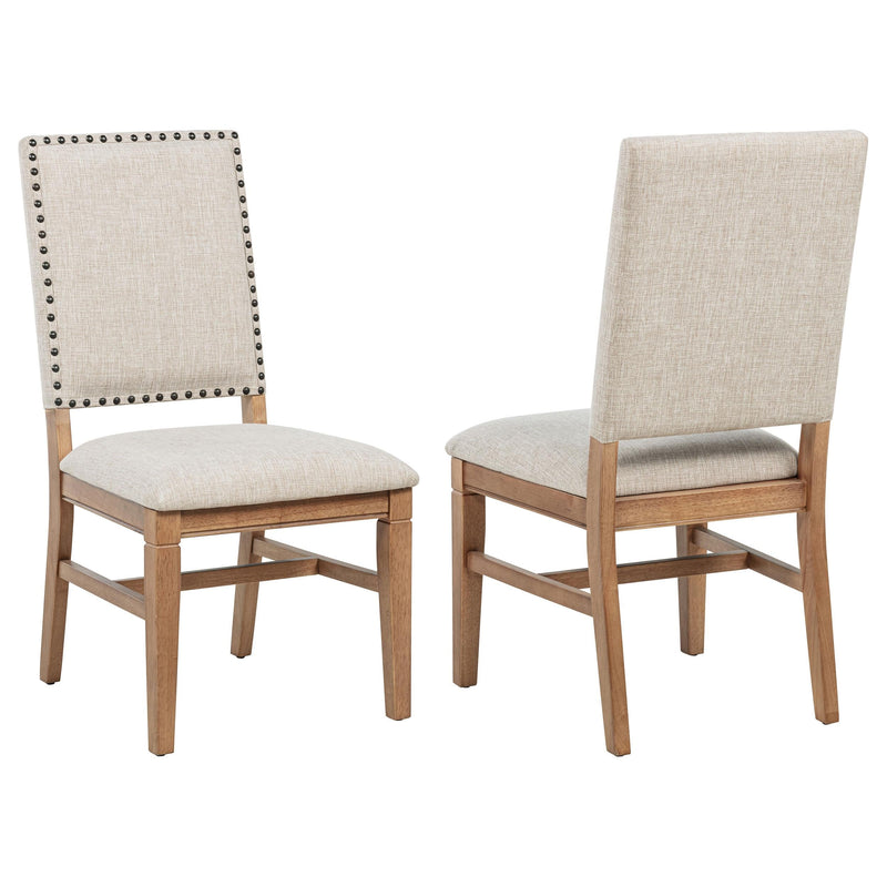 Middleton Upholstered Dining Side Chair Beige (Set of 2) - 108542