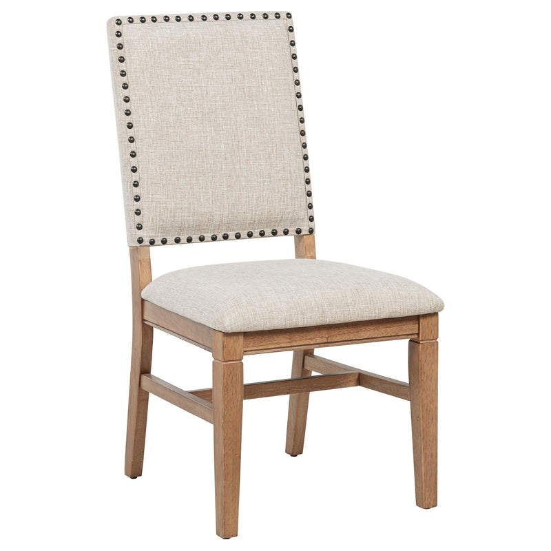 Middleton Upholstered Dining Side Chair Beige (Set of 2) - 108542