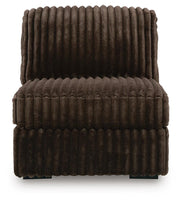 Midnight-Madness Chocolate Armless Chair - 9810446