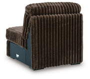 Midnight-Madness Chocolate Armless Chair - 9810446