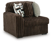 Midnight-Madness Chocolate Left-Arm Facing Corner Chair - 9810464