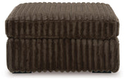 Midnight-Madness Chocolate Oversized Accent Ottoman - 9810408