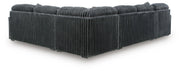 Midnight-Madness Gunmetal 4-Piece Sectional with Chaise - 98105S1