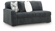 Midnight-Madness Gunmetal Left-Arm Facing Sofa - 9810566