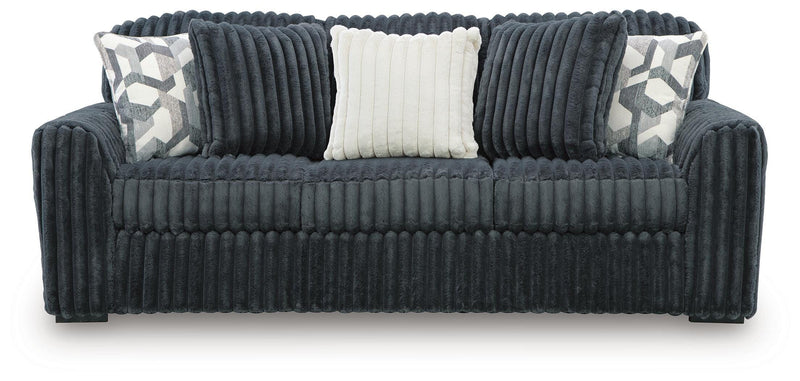 Midnight-Madness Gunmetal Sofa - 9810538