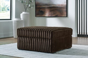 Midnight-Madness Loveseat, Oversized Chaise and Ottoman - 98104U3