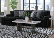 Midnight - Madness Onyx 2 - Piece LAF Sectional - DMV FurnitureSectional