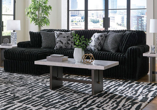 Midnight - Madness Onyx 2 - Piece LAF Sectional - DMV FurnitureSectional
