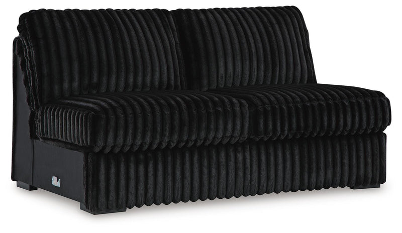 Midnight-Madness Onyx 3-Piece Sectional with Chaise - 98103S10