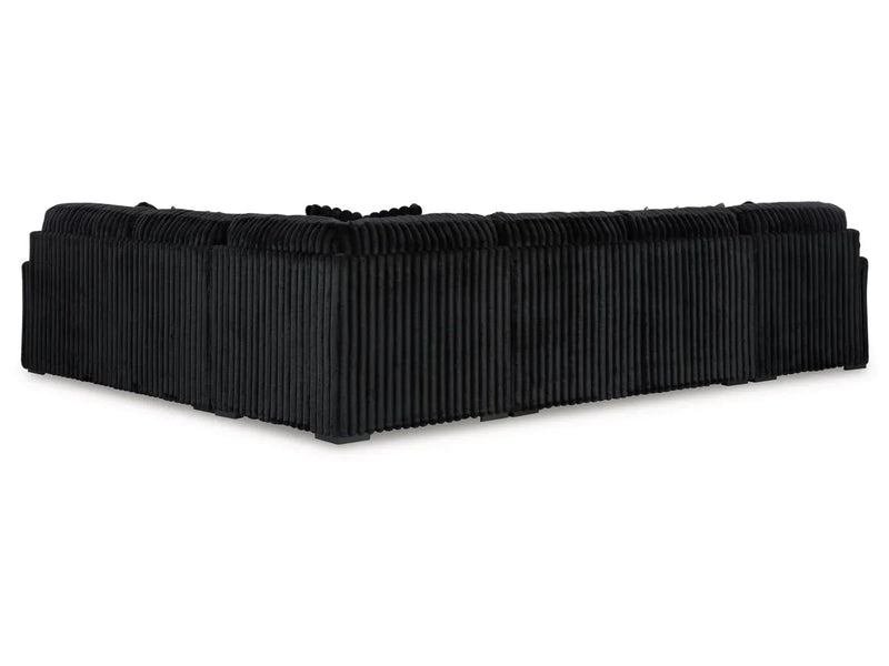 Midnight - Madness Onyx 4 - Piece LAF Sectional - DMV FurnitureSectional