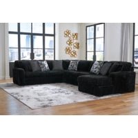 Midnight - Madness Onyx 4 - Piece RAF Sectional - DMV FurnitureSectional