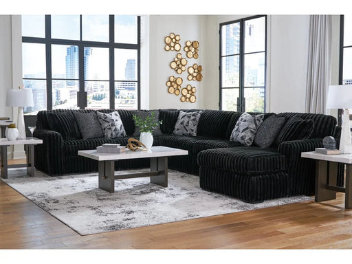 Midnight - Madness Onyx 4 - Piece RAF Sectional - DMV FurnitureSectional