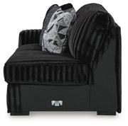 Midnight-Madness Onyx 4-Piece Sectional - 98103U11