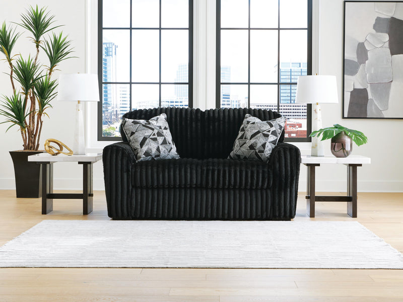 Midnight-Madness Onyx Loveseat - 9810335