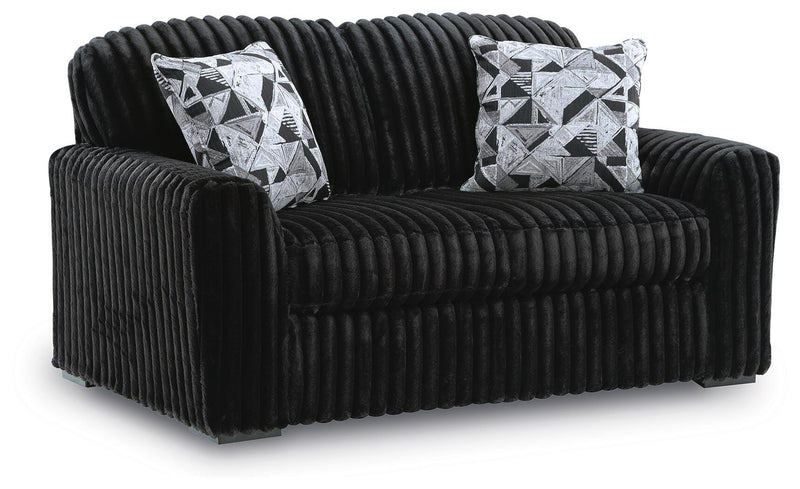 Midnight-Madness Onyx Loveseat - 9810335
