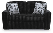 Midnight-Madness Onyx Sofa and Loveseat - 98103U9
