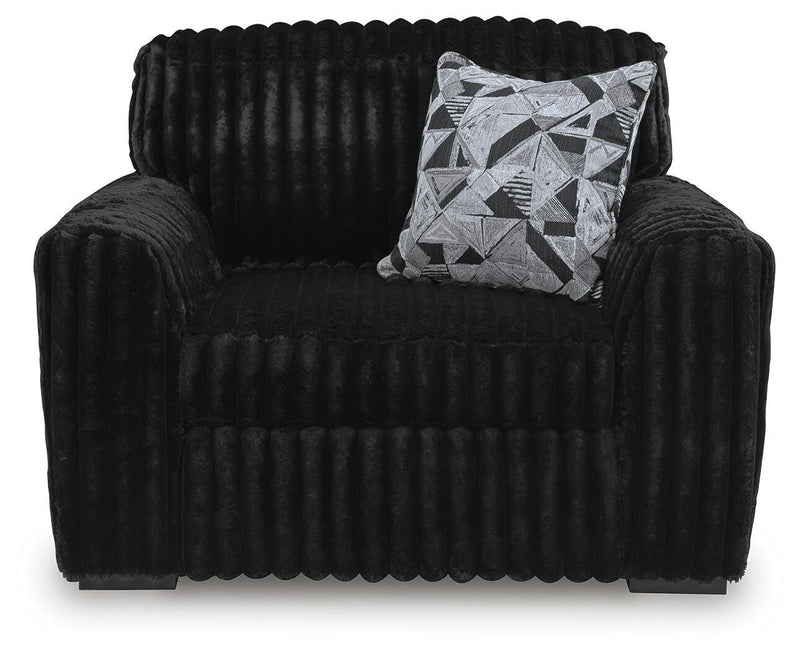 Midnight-Madness Sofa, Loveseat and Oversized Chair - 98103U14
