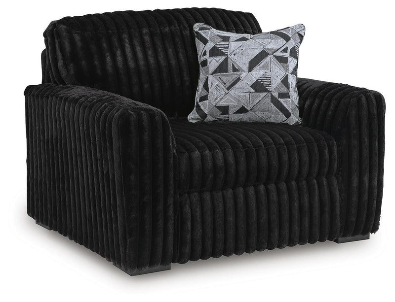 Midnight-Madness Sofa, Loveseat and Oversized Chair - 98103U14