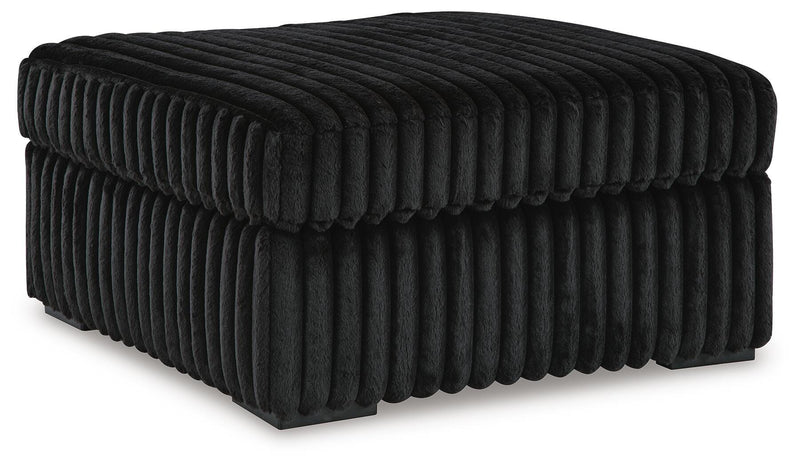 Midnight-Madness Sofa, Loveseat and Oversized Ottoman - 98103U13