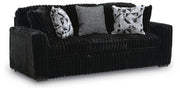 Midnight-Madness Sofa, Loveseat and Oversized Ottoman - 98103U13