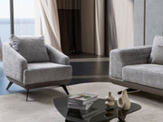 Milano Chair in Grey - 200-ST-MIL-CREMONA15-B