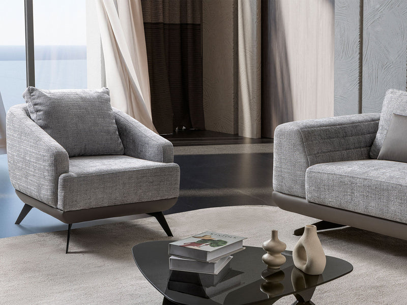 Milano Chair in Grey - 200-ST-MIL-CREMONA15-B