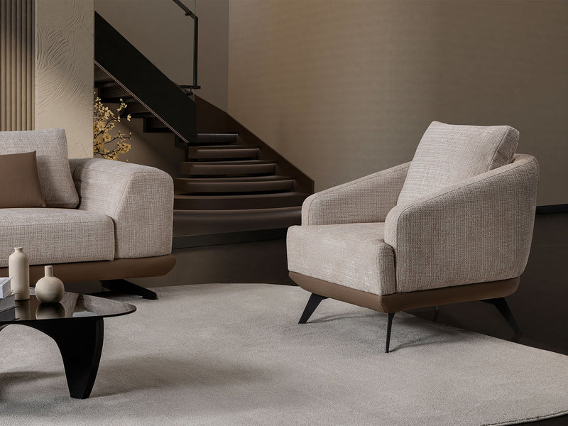 Milano Chair in Grey - 200-ST-MIL-CREMONA15-B