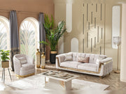 Milano Max Chair in Cream - 200-MAX-MIL-KEN020-DAR020-ELA020-B