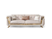 Milano Max Convertible Loveseat in Cream - 200-MAX-MIL-KEN020-DAR020-ELA020-2