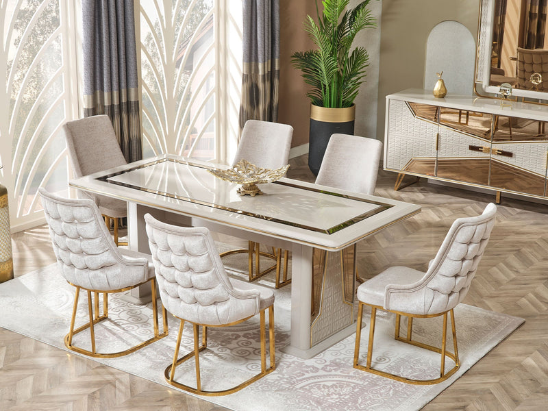 Milano Max Dining Table - 200-MAX-MIL-DT-6