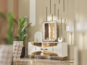 Milano Max Diningroom (Consol With Mirror & Dining Table & 6 Dining Chair) - 200-MAX-MIL-DT-6-SET