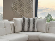 Milano Sectional Sofa in Cream - 200-SER-MIL-PINAR03-S