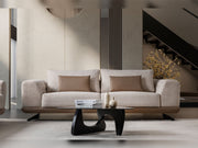 Milano Stationary Loveseat in Grey - 200-ST-MIL-CREMONA15-2