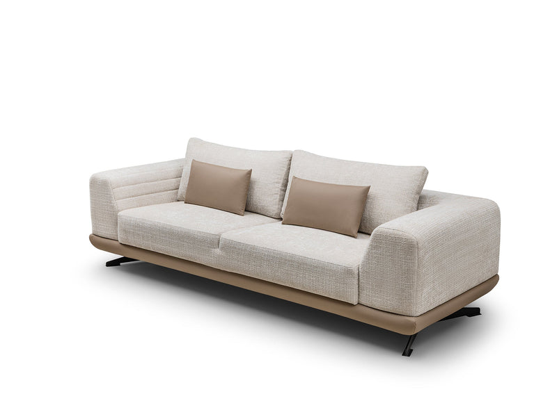 Milano Stationary Sofa in Grey - 200-ST-MIL-CREMONA15-321