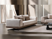 Milano Stationary Sofa in Grey - 200-ST-MIL-CREMONA15-321