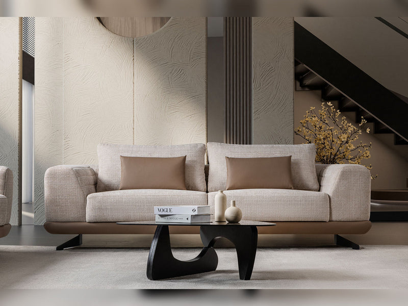 Milano Stationary Sofa in Grey - 200-ST-MIL-CREMONA15-321