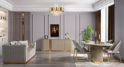 Milena Ivory Dining Server - MILENAIV-SRV