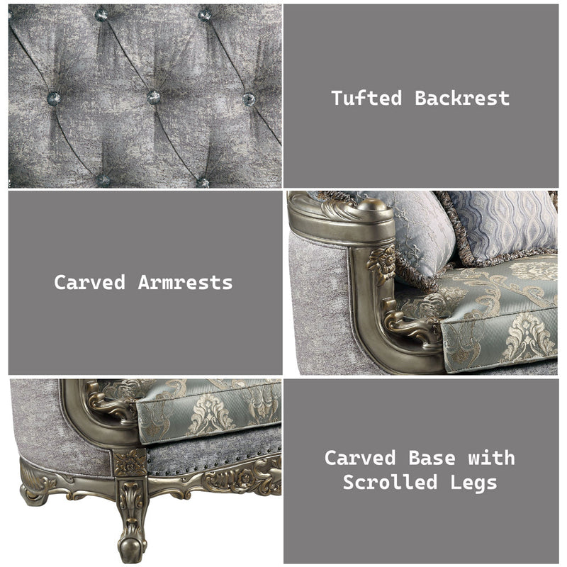 Miliani Sofa W/5 Pillows - LV01780