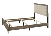 Mille Brownish Gray Upholstered Bedroom Set - DMV FurnitureBedroom Set