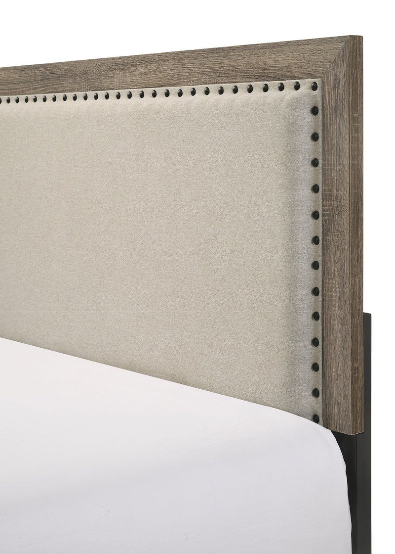 Mille Brownish Gray Upholstered Youth Bedroom Set - DMV FurnitureYouth Bedroom Set