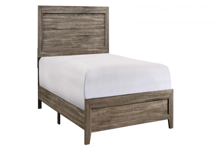 Millie Brown Twin Panel Bed - DMV FurnitureTwin Bed