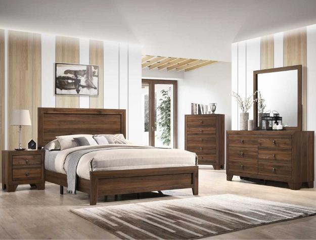 Millie Cherry Brown Nightstand - DMV FurnitureNightstand