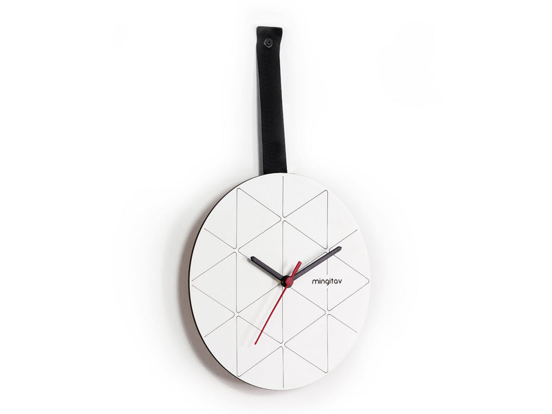 Minuet Wall Clock in Black - 760-MIN-MT192101